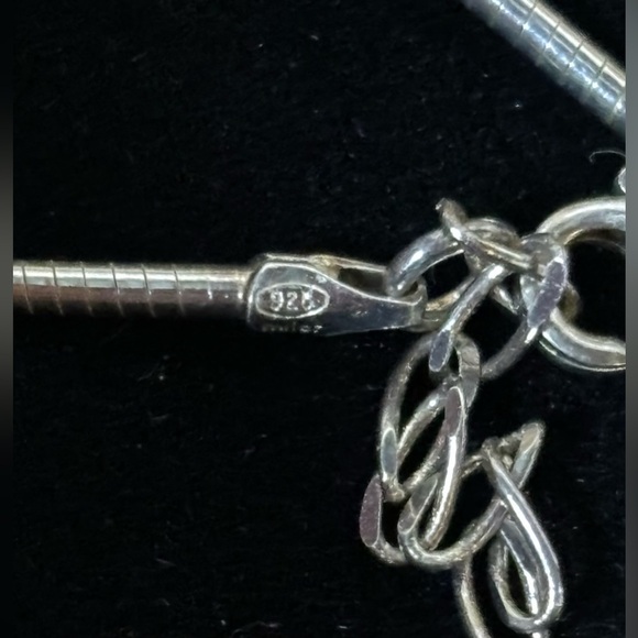 Milor sterling silver beaded necklace C223 - Picture 3 of 3